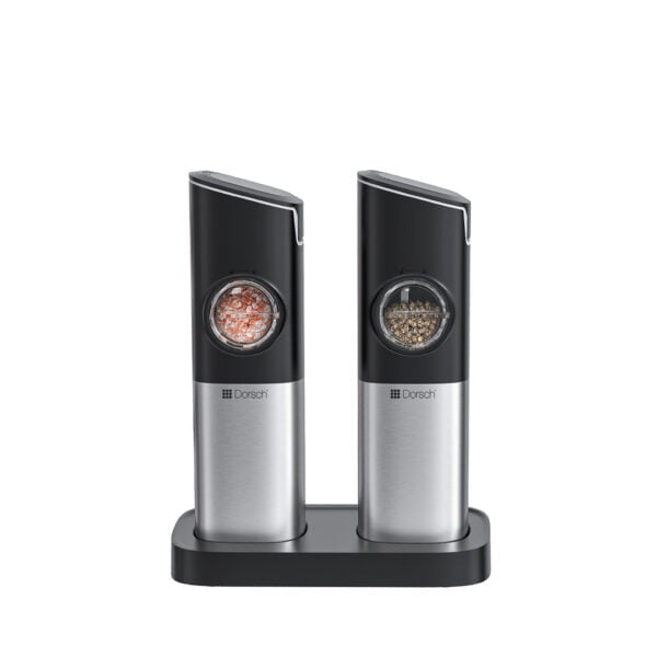 Dorsch GRINDER SET  Salt & Pepper Electric shakers(DH-07920) RECHARGABLE BUILT IN BATTERY