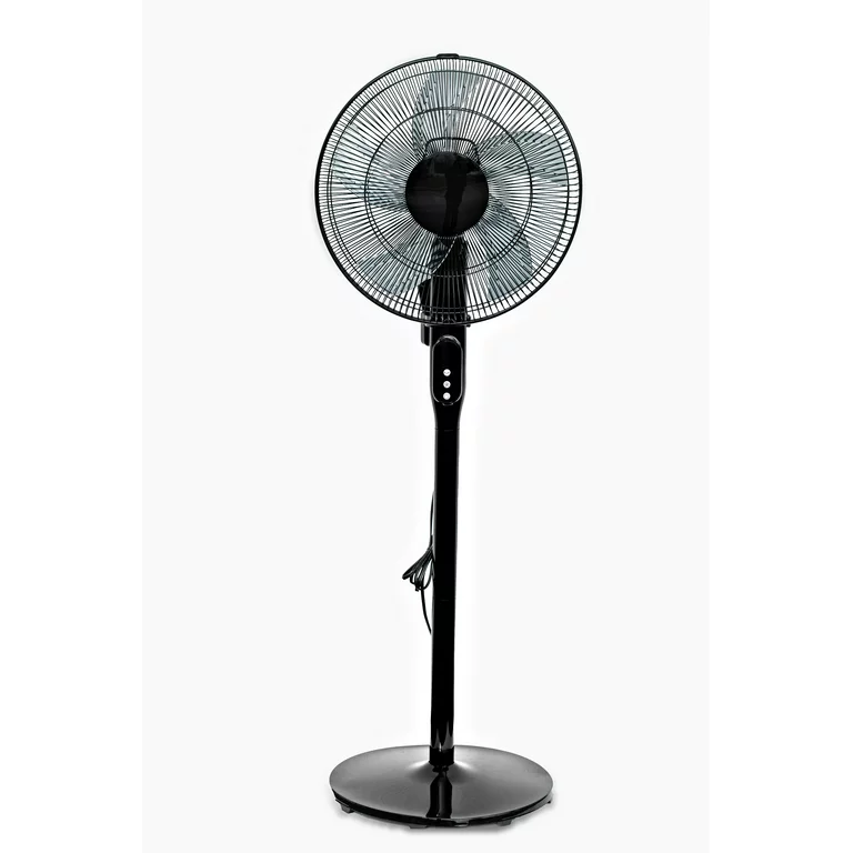 STANDING FAN NATURAL WITH REMOTE 18" (A-2001) BLACK 60W